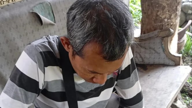 Abdul Hakim, driver ojol yang menjadi korban motornya dicuri