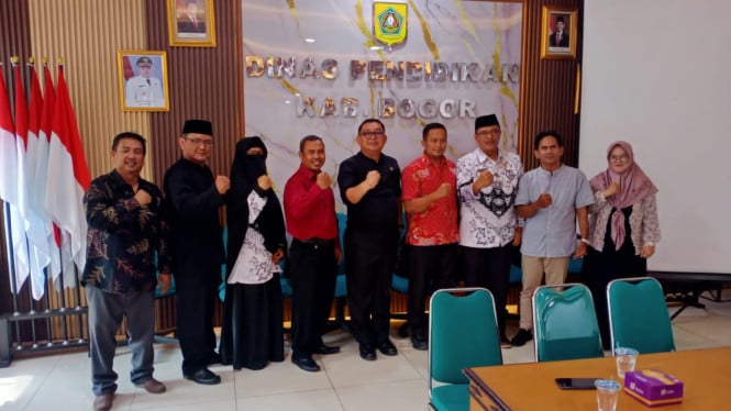 Audiensi ASN, PGRI, dan Disdik Bogor