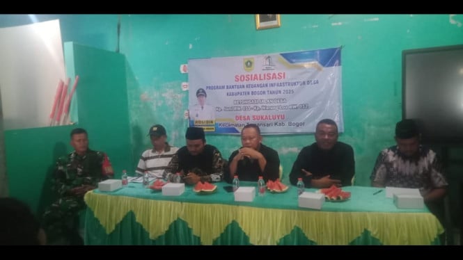 Sosialisasi program bantuan keuangan infrastuktur Desa