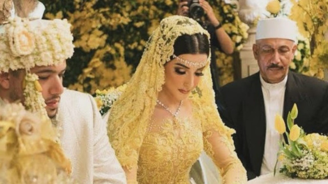 Pernikahan Tasya Farasya dan Ahmad Assegaf./IG Tasya Farasya