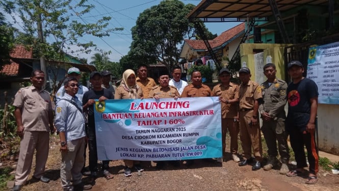 Setelah 3 tahun Desa Cidokom Rumpin mendapaf Bankeu