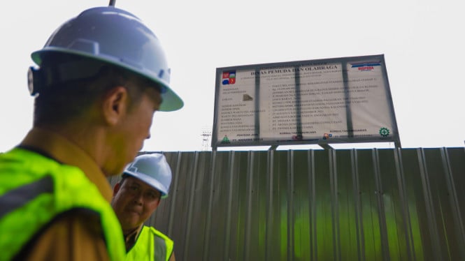 Wali Kota Bogor Sidak Proyek Stadion Pajajaran