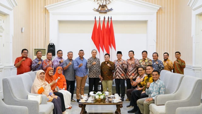 PKS Kota Bogor sambangi kantor walikota Bogor.