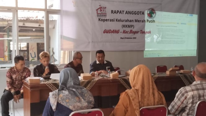 Koperasi Merah Putih di Kelurahan Gudang, Kota Bogor.