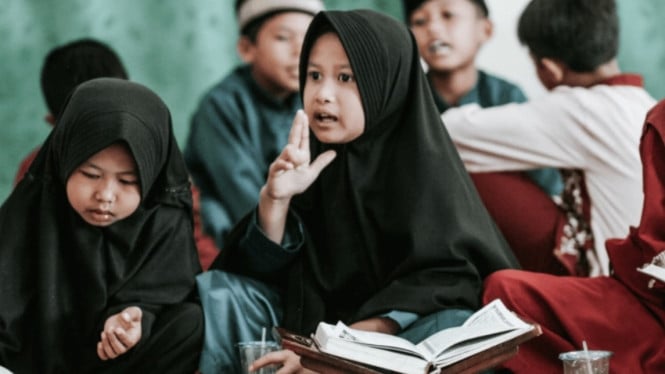 Ilustrasi pendidikan Islam.
