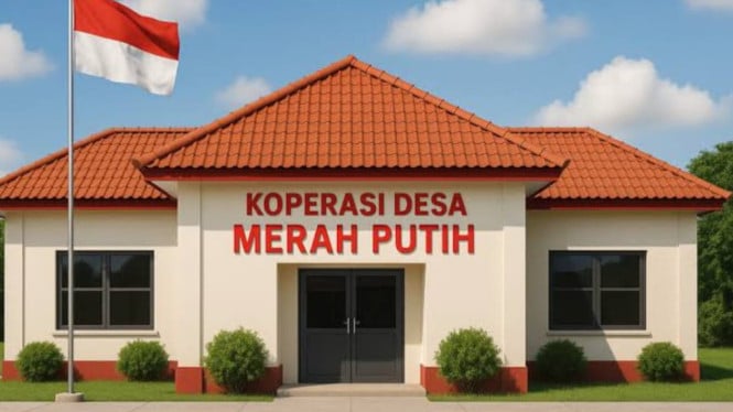 Ilustrasi Koperasi Merah Putih Milik Pemerintah