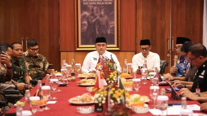 Rapat koordinasi lintas daerah di Ruang Soekarno Hatta