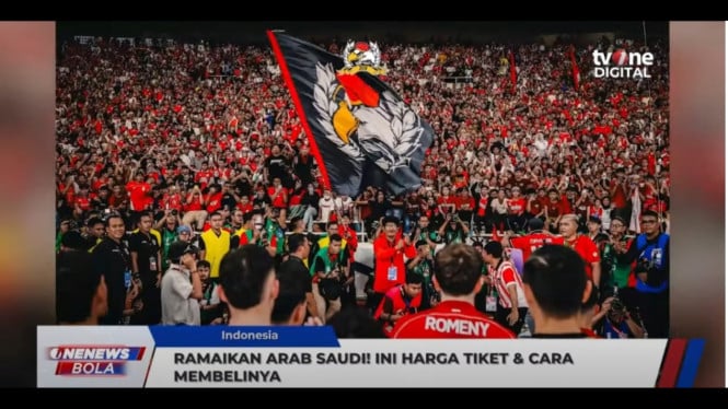 PSSI Buka Penjualan Tiket Timnas Indonesia vs Arab Saudi