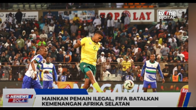 Timnas Afrika Selatan kena sanksi menggunakan pemain ilegal