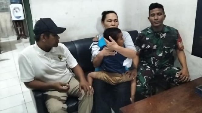 Bocah 4 Tahun Hilang, Diselamatkan TNI Saat Menangis