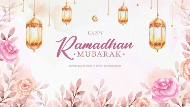 Ilustrasi Ramadan/freepik