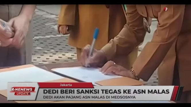 Sanksi untuk ASN Malas