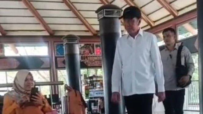 Presiden RI ke 7 Joko Widodo di Bandara Soekarno-Hatta.