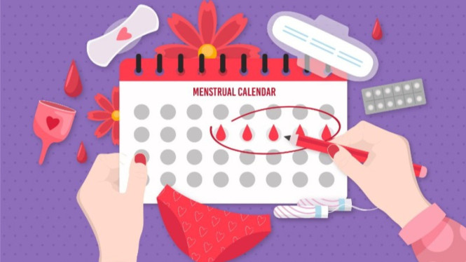 Ilustrasi menstruasi./freepik