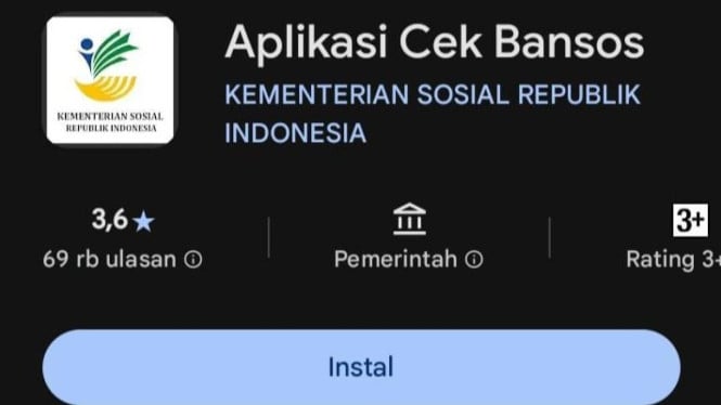 Aplikasi Cek Bansos