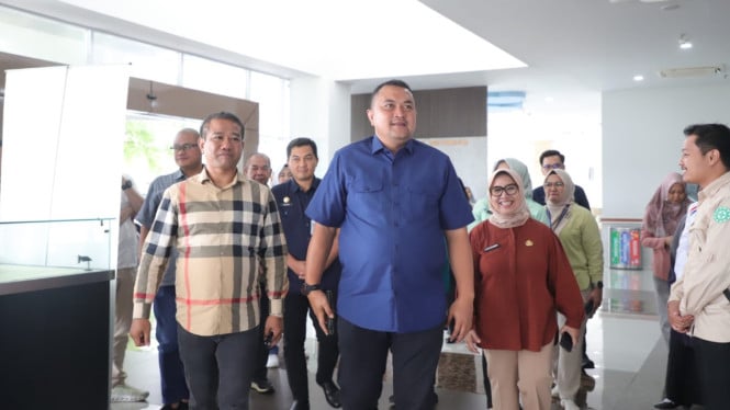 Bupati Bogor Rudy Susmanto Tinjau Klinik Parung.