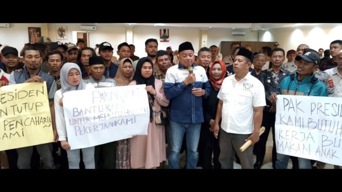 Anggota DPR RI Mulyadi tampung aspirasi warga Puncak.