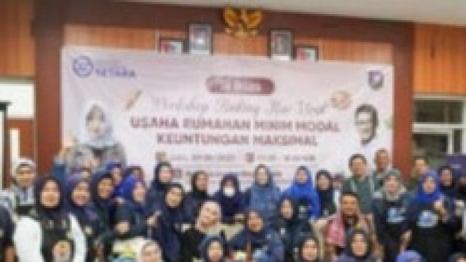 Upaya Buka Lapangan kerja, Ibu-ibu semangat ikut Pelatihan UMKM