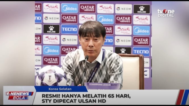 Shin Tae-yong resmi dipecat Ulsan Hyundai setelah 65 hari menjabat