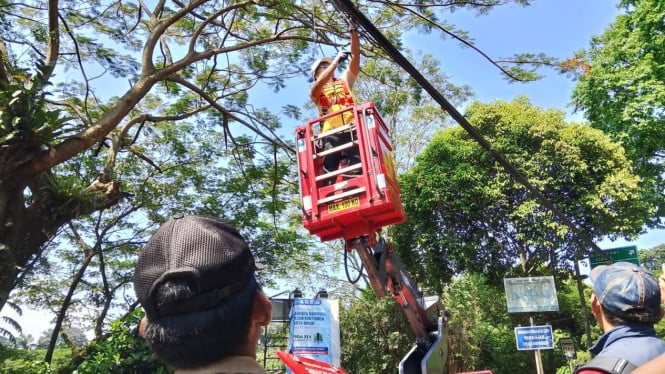 Pemkot Bogor Potong 935 Meter Kabel Provider di Sempur