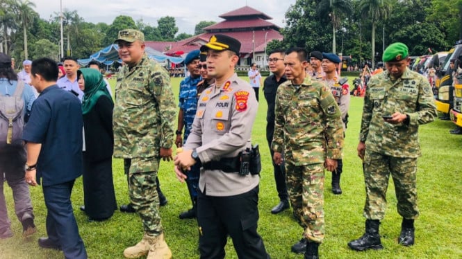 Polres Bogor Gelar Apel Siaga Tanggap Bencana 2025