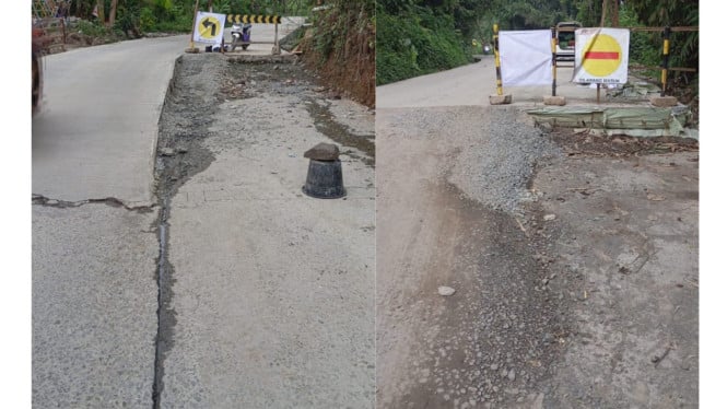 Proyek Jalan di Rumpin terhenti
