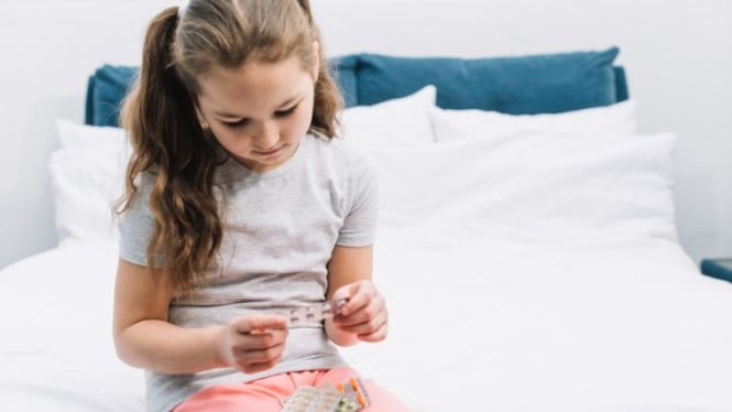 Ilustrasi anak alami diabetes/freepik