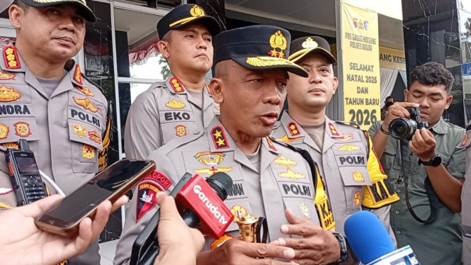 Kapolda Jabar dan Irwasum Polri memantau arus lalu lintas