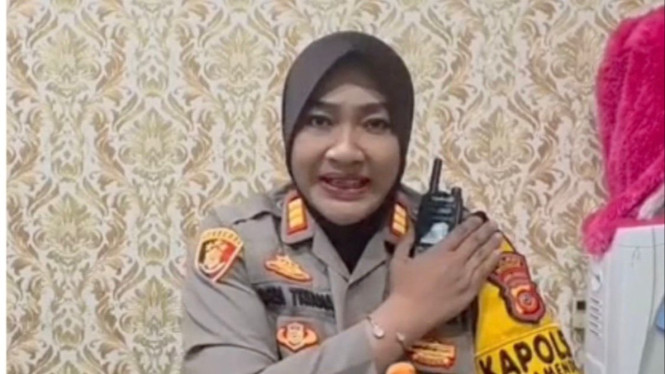 Kapolsek Megamendung AKP Desi Triana
