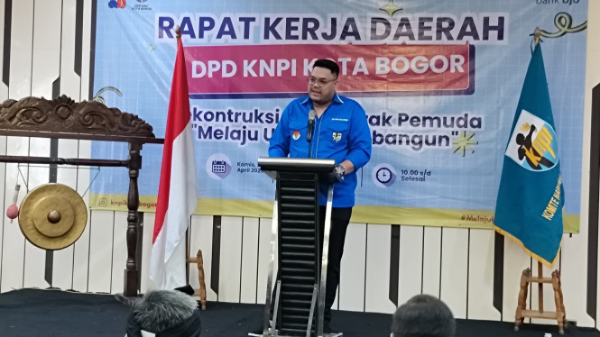 Ketua DPD KNPI Kota Bogor, Rivaldo Surya Dharmawan