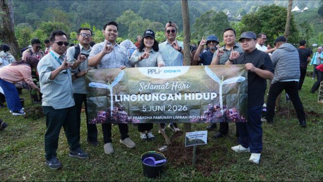 DLH Kabupaten Bogor mengapresiasi Gerakan Bersama Aksi Hijau PPLI yang berhasil menggalang hampir 500 bibit pohon