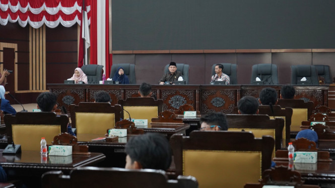 Belajar Demokrasi, Siswa Datangi DPRD Kota Bogor Sampaikan Aspirasi
