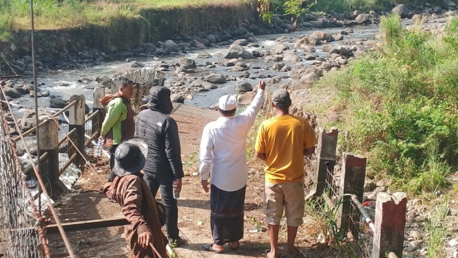 Jembatan Leuwiceot yang Putus Diterjang Banjir Bandang Segera Dibangun, Pembebasan Lahan Dimulai Tahun Ini