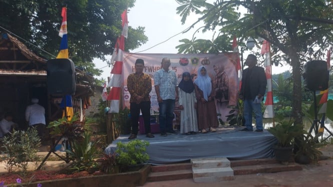 Polres Bogor dan FWHBU Santuni 34 Anak Yatim, Gaungkan Penyelesaian Masalah Berawal dari Rumah