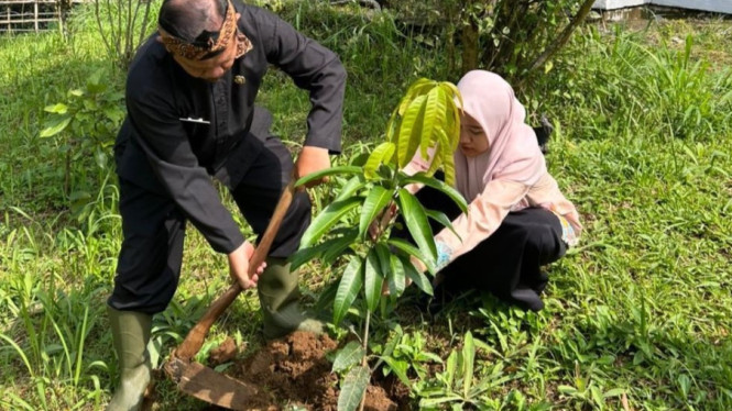 Camat Cisarua, penanaman pohon berkontribusi menjaga ketersediaan air.