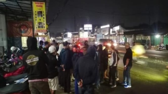 Pedagang minuman di Parung, Bogor, melapor ke polisi usai diduga menjadi korban pemalakan,