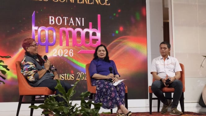 Pers Konfrens Botani Top Model 2026 yang akan kembali digelar dalam petayaan Anniversary HUT ke 20 Botani Square