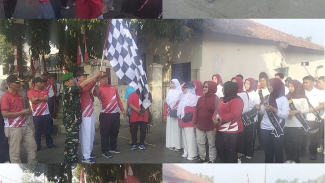 Semarak peringatan Hari Ulang Tahun (HUT) ke-81 Kemerdekaan Republik Indonesia di Kecamatan Cariu, Kabupaten Bogor.