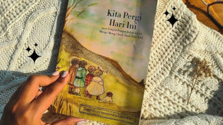 Novel ini Tidak Sama Dengan Covernya. Kita Pergi Hari ini. Sampul Manis Dengan Kisah Tragis