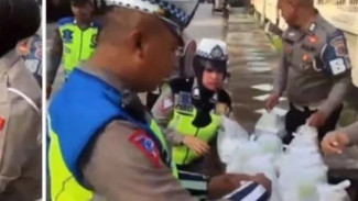 Saat Aksi Bagi-bagi Takjil Polisi Sepi Peminat, Masyarakat Kira Ada Razia