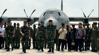 Helikopter C-130 J Super Hercules Mulai Misi Perdana, Kirim Bantuan RI untuk Gaza