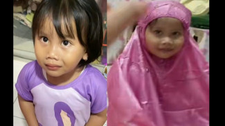 Kocak, Bocah Nonis Ngerengek ke Ibunya Minta Salat Tarawih