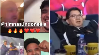 Beda Reaksi Bung Towel Vs Tom Haye Cs saat Timnas Jebol Gawang Korsel