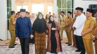 Kembali dari Tanah Suci, Pj Gubernur Sumut Agus Fatoni Disambut Acara Upa-upa