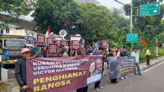 Ratusan Massa Koman Demo di Patung Kuda dan Kementerian Komdigi, Ini Tuntutannya