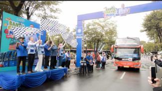 Ketua Fraksi PAN DPR RI Lepas 1.500 Peserta Mudik Gratis Bersama PAN