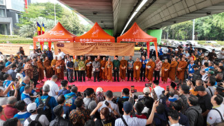 Kawasan PPK Kemayoran Jadi Lokasi Perayaan Gema Waisak Pindapata Nasional 2025