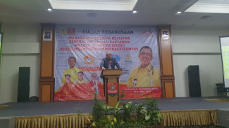 Isi Kuliah Kebangsaan Penerima Beasiswa SOKSI, Ketua Dewan Etik Golkar Ajak Anak Muda Jaga Etika