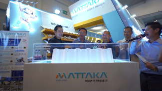 Momen Ahok Hadiri Peluncuran Atap uPVC Terbaru dari MATTAKA di IndoBuildTech 2025