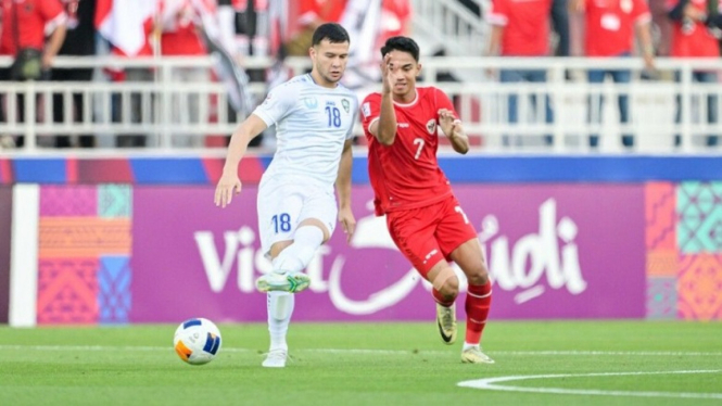 Laga semifinal Indonesia Vs Uzbekistan U-23 di Piala Asia Qatar
